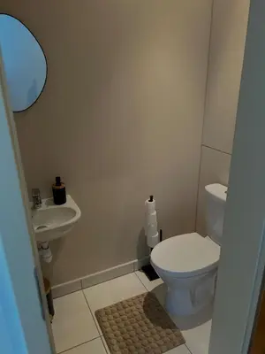 Salle de bains dans l'établissement Appartement cosy au cœur de la Petite Venise - Colmar
