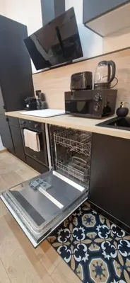 Cuisine ou kitchenette dans l'établissement Douce Parenthèse