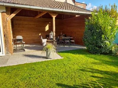 Jardin de l'établissement Au nid de cigo