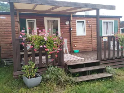 Jardin de l'établissement Mobilhomme munster