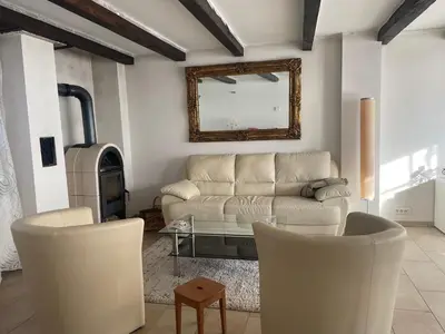 Coin salon dans l'établissement Riegelhaus mit Charme