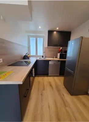 Cuisine ou kitchenette dans l'établissement Stubel-Riedisheim
