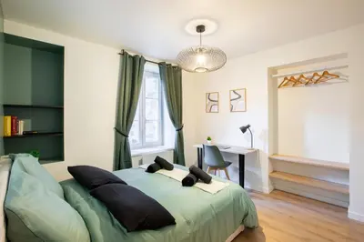 Un ou plusieurs lits dans un hébergement de l'établissement Le Green Escape