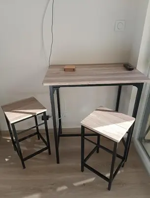 Plan de l'établissement La Parenthèse Divine Studio avec balcon Mulhouse