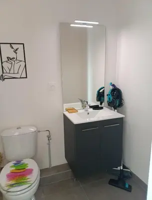 Plan de l'établissement La Parenthèse Divine Studio avec balcon Mulhouse