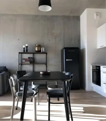 Cuisine ou kitchenette dans l'établissement Luxury & Industrial Apartment - Amazing view