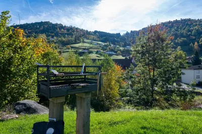 Paysage naturel près de le chalet
