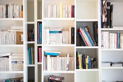 Bibliothèque dans l'appartement