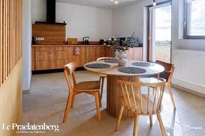 Cuisine ou kitchenette dans l'établissement Le Praelatenberg - La Maison des Vignerons