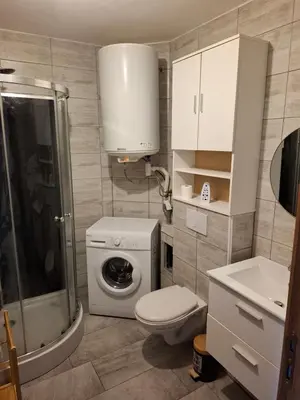 Salle de bains dans l'établissement Appart Dilda