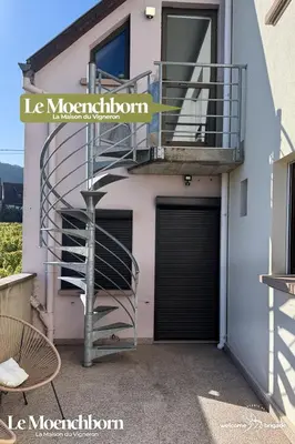 Balcon ou terrasse dans l'établissement Le Moenchborn - la Maison des Vignerons