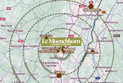 Plan de l'établissement Le Moenchborn - la Maison des Vignerons