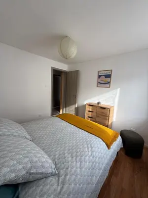 Un ou plusieurs lits dans un hébergement de l'établissement Le Gîte des Vosges