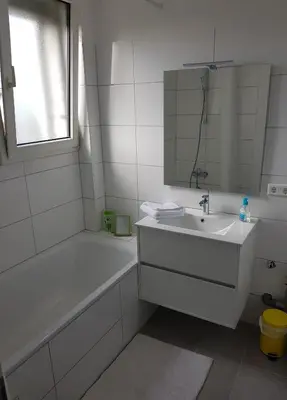 Salle de bains dans l'établissement Maison Vauban