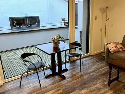 Coin salon dans l'établissement Appartement 9 lumineux, agréable