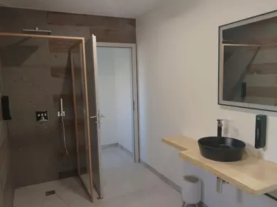Salle de bains dans l'établissement O'Cocoon