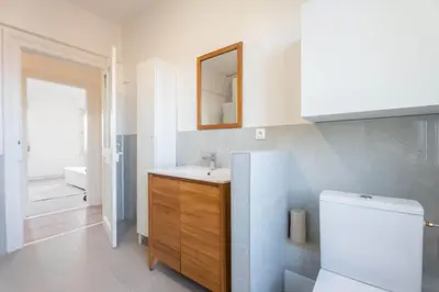 Salle de bains dans l'établissement Magnifique Appartement Mulhouse Stationnement Gratuit