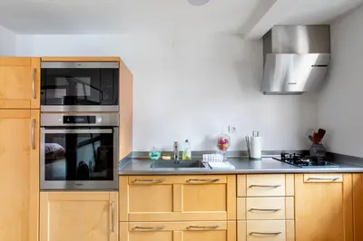 Cuisine ou kitchenette dans l'établissement Gîte Chez Madeleine en plein coeur de Rouffach