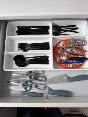 Cuisine ou kitchenette dans l'établissement Appartement cosy rez de jardin Kaligone