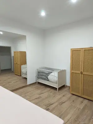 Un ou plusieurs lits dans un hébergement de l'établissement Gite Secret Spa Colmar - 5 pers - jacuzzi - 70m2 - 2 chambres séparés