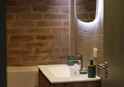 Salle de bains dans l'établissement Pistache - Charme et confort au cœur de Colmar