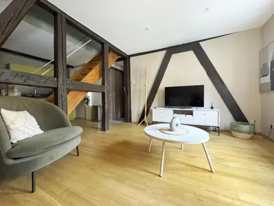 Télévision ou salle de divertissement dans l'établissement Pistache - Charme et confort au cœur de Colmar