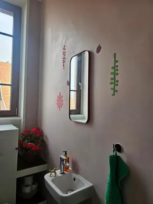 Salle de bains dans l'établissement Apparemment de style 70s
