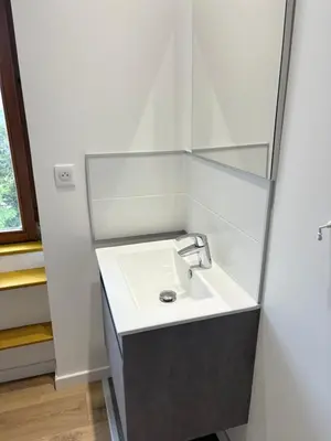 Salle de bains dans l'établissement Le Domaine Gabriel 3 Suites privées