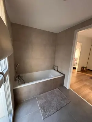 Salle de bains dans l'établissement Échappée Alsacienne