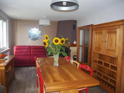 Coin salon dans l'établissement Gîte du Soleil - close to Europa-Park