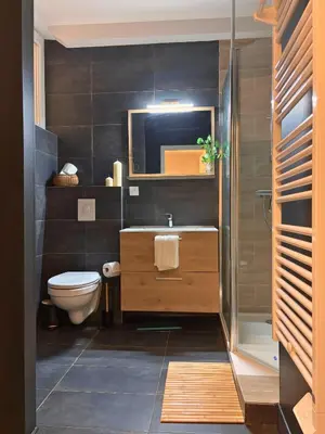Salle de bains dans l'établissement Suite Aube by Maison Barfusser