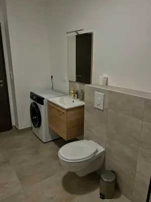 Salle de bains dans l'établissement Appartement moderne - Sur le sentier des vignes