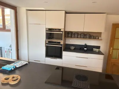 Cuisine ou kitchenette dans l'établissement La Belle Mélusine