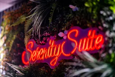Plan de l'établissement Love Room Serenity Suite