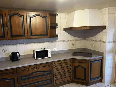 Cuisine ou kitchenette dans l'établissement Gîte Les Hirondelles 14 pers gitesdes2vallees