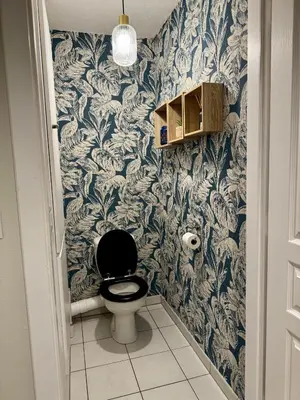 Salle de bains dans l'établissement La CasAlsazia