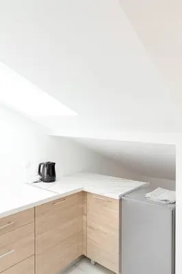 Cuisine ou kitchenette dans l'établissement DeLuxe Studio Lumineux, Rénové, Parking Gratuit, MULHOUSE CENTRE