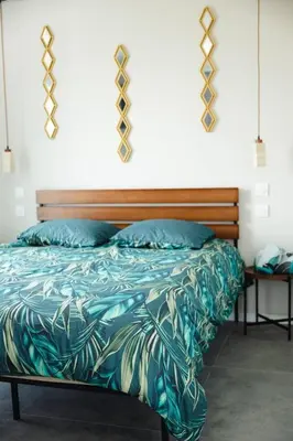 Un ou plusieurs lits dans un hébergement de l'établissement Maison MUGUET 2 SPA-PARKING-COLMAR
