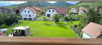 Vue générale sur la montagne ou vue sur la montagne depuis l'appartement