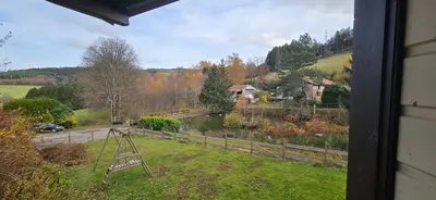 Paysage naturel près de le chalet