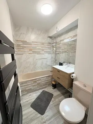Salle de bains dans l'établissement Magnifique logement hyper centre Mulhouse Lambert