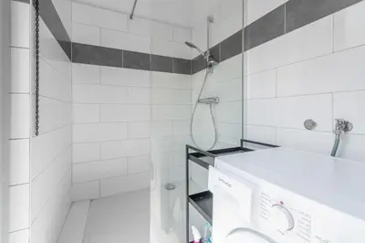 Salle de bains dans l'établissement Very nice apartment, center near Colmar train station