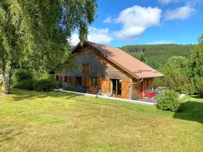 Paysage naturel près de le chalet