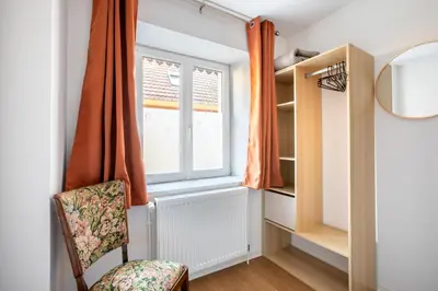 Cuisine ou kitchenette dans l'établissement Gîte chez Suzannala