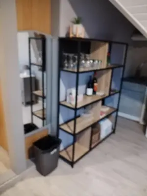 Cuisine ou kitchenette dans l'établissement Féerie de la Vigne