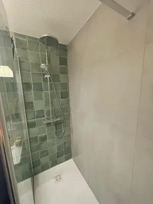 Salle de bains dans l'établissement Bord du Canal 134 Logement Terrasse Mulhouse