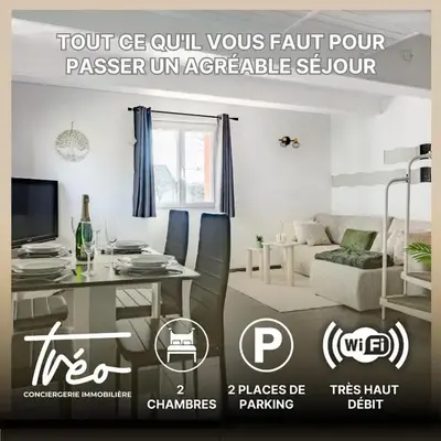 Le Duplex des Vignes - Calme - Wi-Fi - Parking