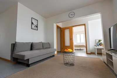 Télévision ou salle de divertissement dans l'établissement Super appartement Near Basel