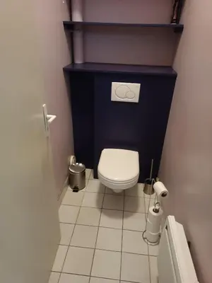 Salle de bains dans l'établissement Le nid