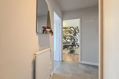 Plan de l'établissement Beautiful apartment 4 people Near Basel WiFi